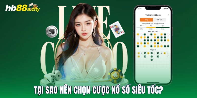 Tại sao nên chọn cược xổ số siêu tốc?